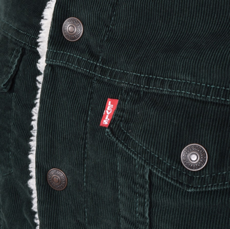 Alternative Image for ProductLevis Denim Sherpa Trucker Jacket Green3